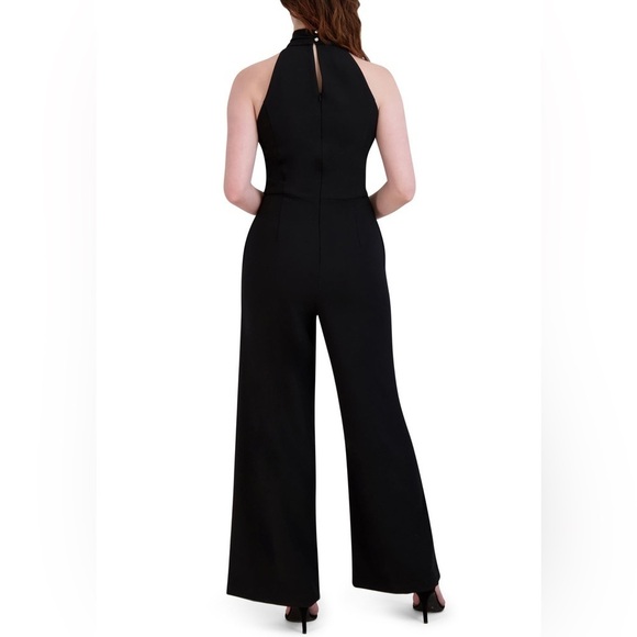 JULIA JORDAN Black Knot Neck Jumpsuit, size 2 - Picture 3 of 5